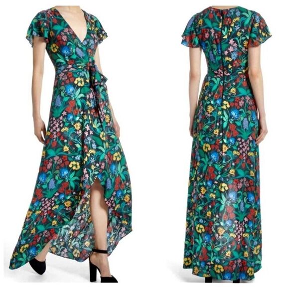 Alice + Olivia Floral Maxi Dress - Multicolor - Picture 2 of 13